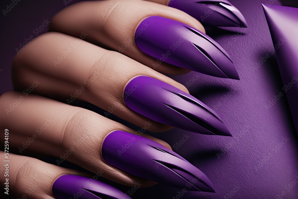 17 Stunning Plain Fall Nail Colors in Purple - thepinkgoose.com | Nail  colors, Gel nail colors, Lavender nails