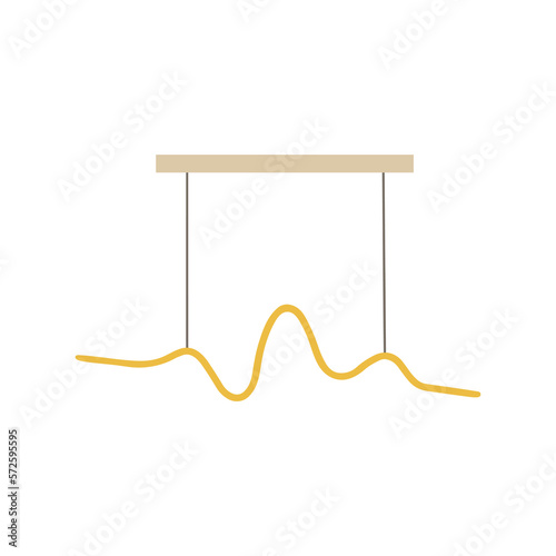 Lamps and chandeliers, hand drawn interior items and lighting elements. Vector chandelier light loft style, decoration of lamp electricity, equipment interior illustration