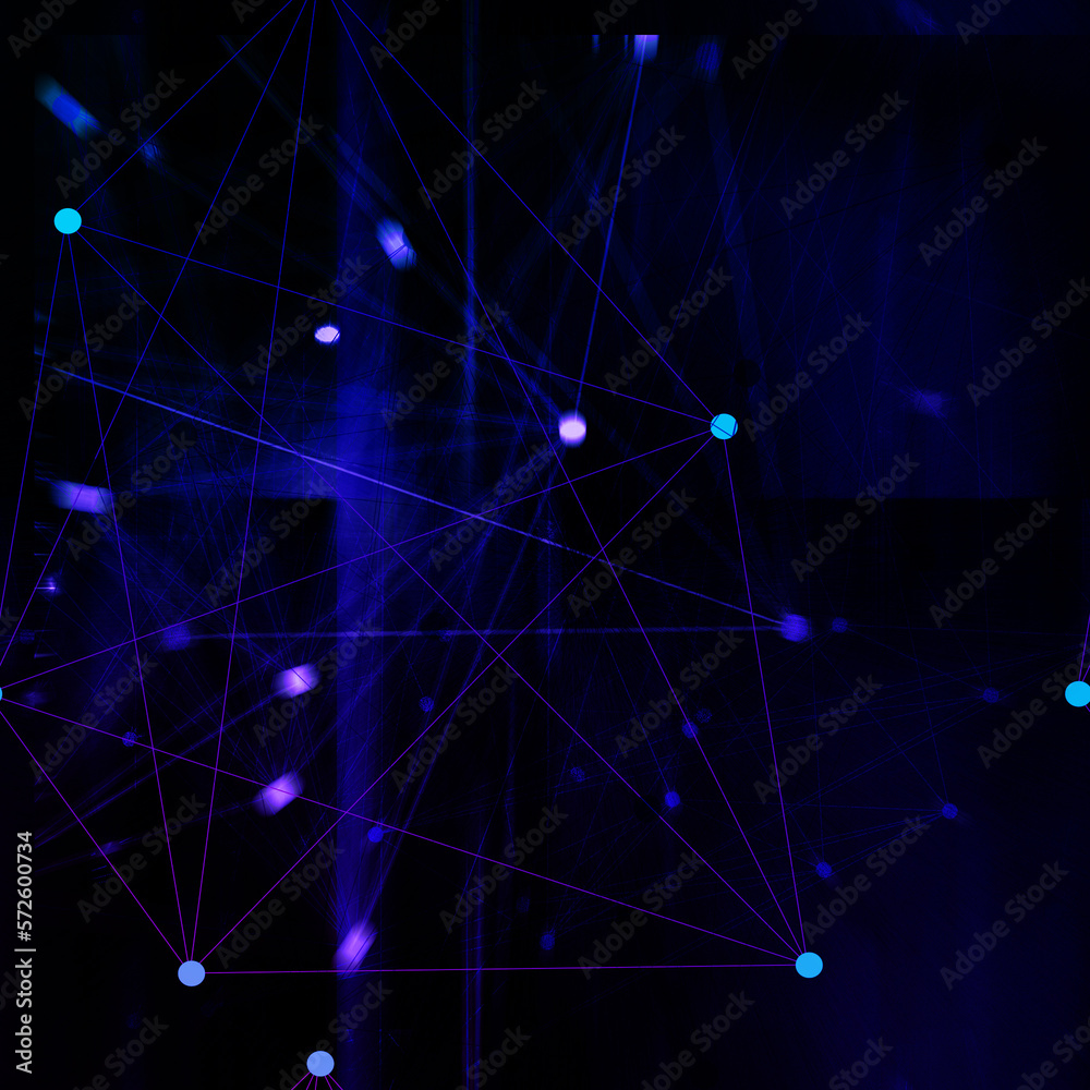 Abstract node network background image. Abstract node network background image.