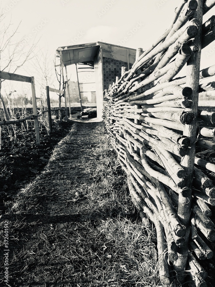 Fototapeta premium old farm house