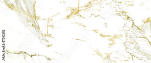 Panel kuchenny z motywem  White Marble Texture with Gold Veins Vector Background, useful to create surface