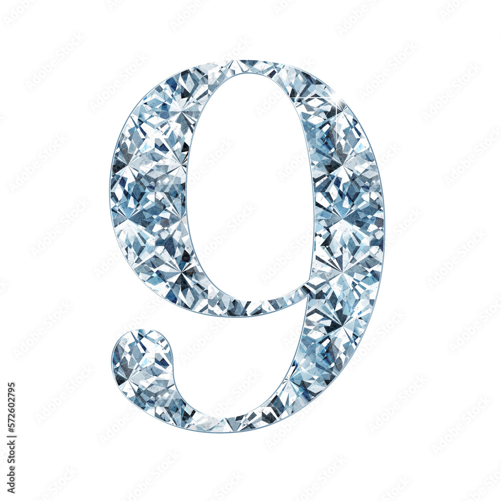 Shining Diamonds numbers. Part of a set which includes uppercase and lowercase letters, symbols. Shining Diamonds numbers. Part of a set which includes uppercase and lowercase letters, symbols.