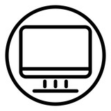 computer line icon