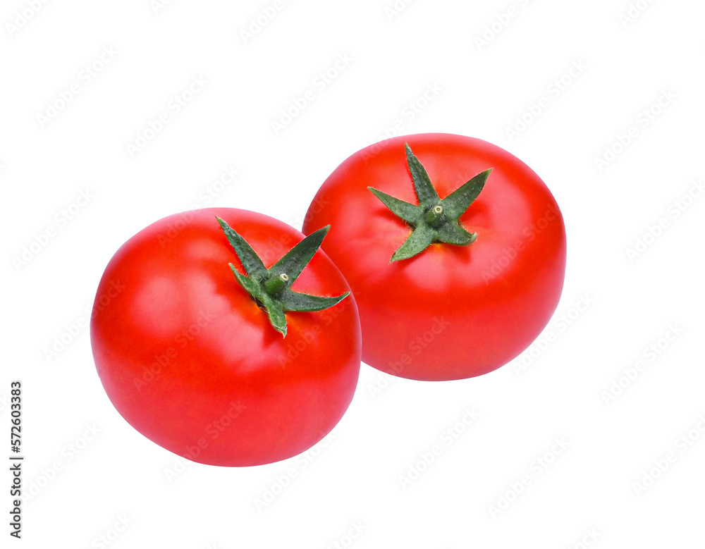 Set of red tomato. With clipping path on transparent. Set of red tomato. With clipping path on transparent.