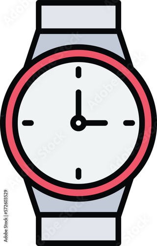 wrist watch Vector Icon
