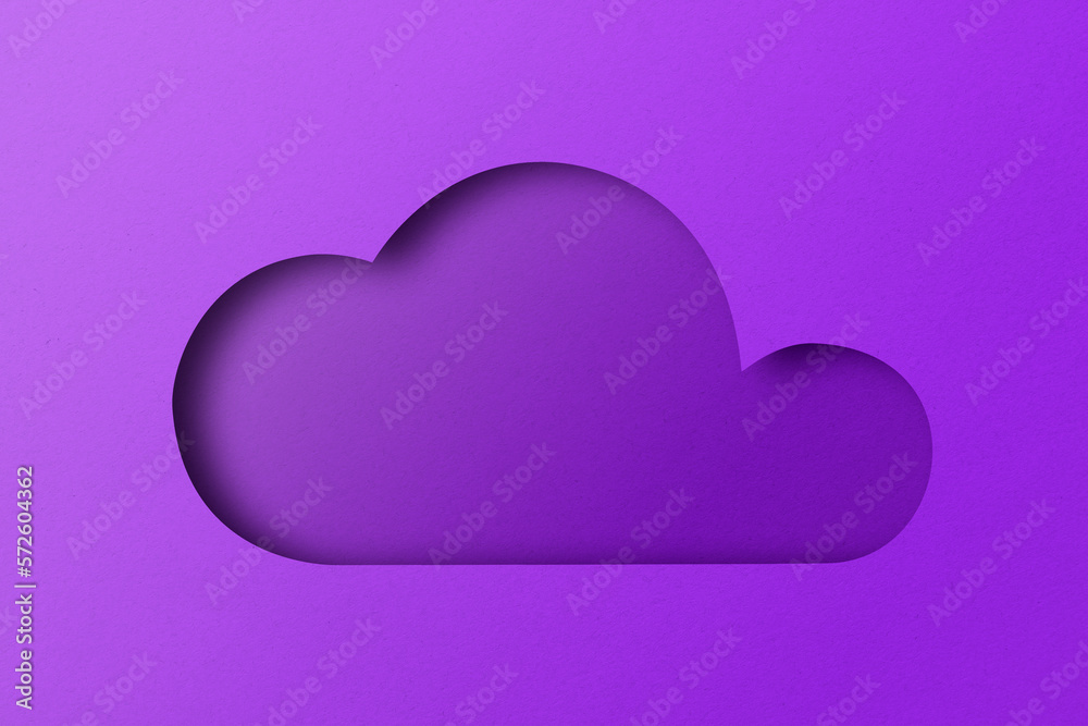 purple paper cut holes Cloud shapes are overlaid with light and shadow. purple paper cut holes Cloud shapes are overlaid with light and shadow.