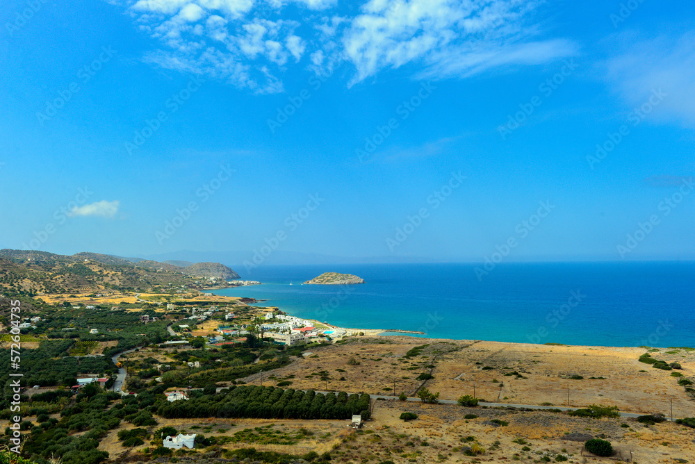 Dorf Mochlos im Regionalbezirk Lasithi, Kreta (Greichenland) 