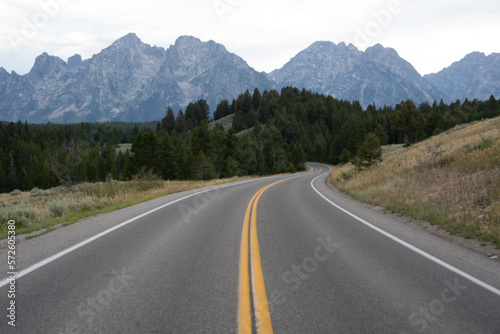 The road towards Grand Teton National Park - USA © Kirsten Solgård