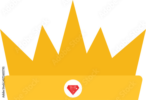 Diamond crown Vector Iconv