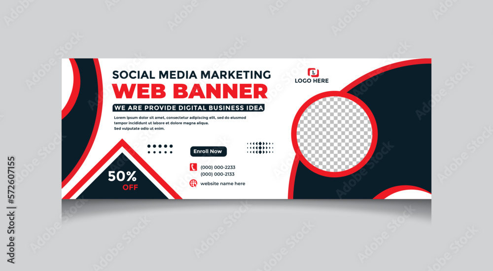 web banner, creative ads, social media banner, corporate banner
