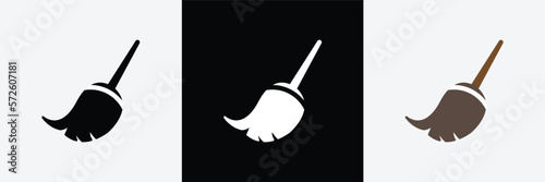 mop icon set. cleaning mop icon symbol sign collections, vector illustration