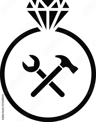 jewelry repair Vector Icon
