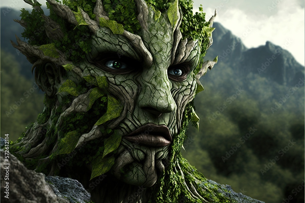 Earth elemental created with Generative AI Earth elemental created with Generative AI