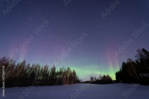 Northern lights over the field © Susanna