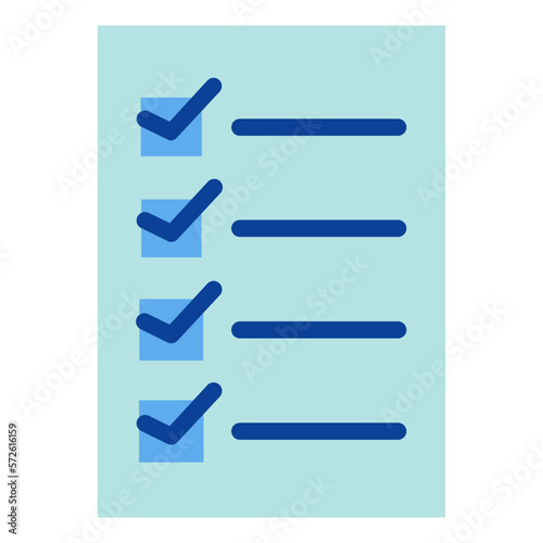 exam test flat icon