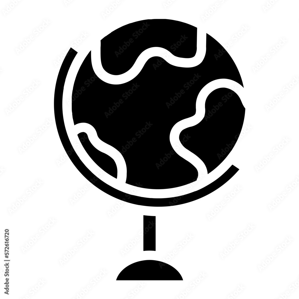 globe glyph icon globe glyph icon