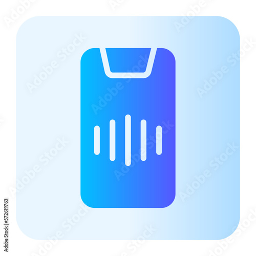 voice assistant gradient icon