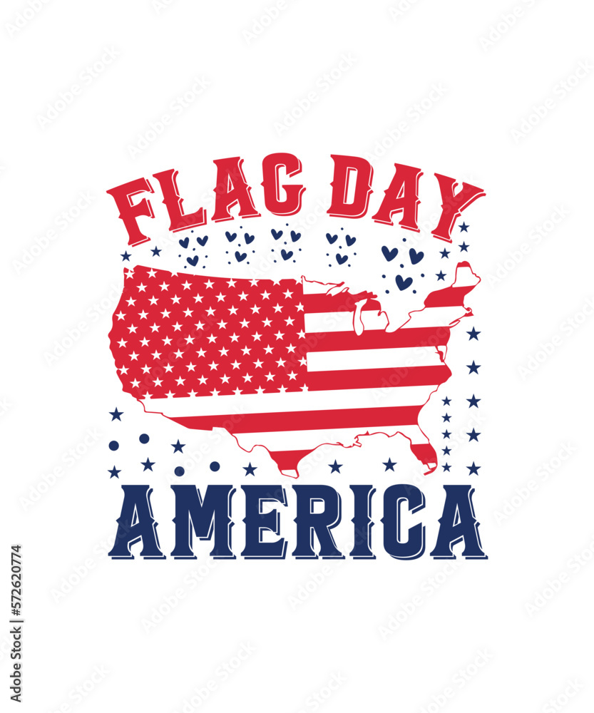Flag day America TShirt USA Flags Svg Cut File, Flag of USA Svg, 4th