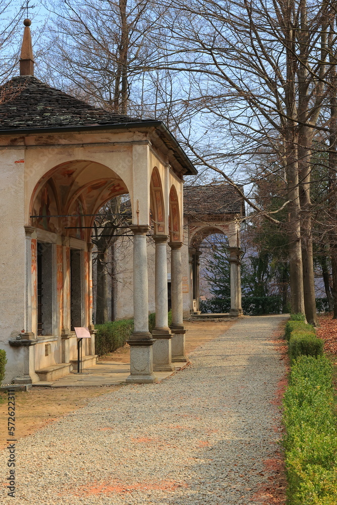 Obraz premium SACRO MONTE DI ORTA SAN GIULIO IN ITALIA 