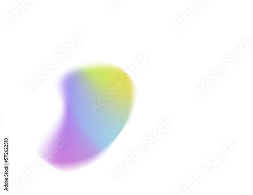 Grainy Gradient Textured Blob Shapes. Abstract Transparent PNG element. Trendy design resources, Purple orange and yellow. Modern design trends. 