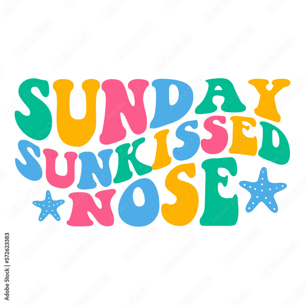 Sunday sunkissed nose svg