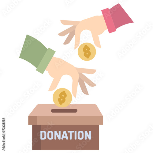 Charity box icon