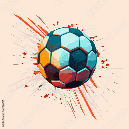Soccer ball coloring