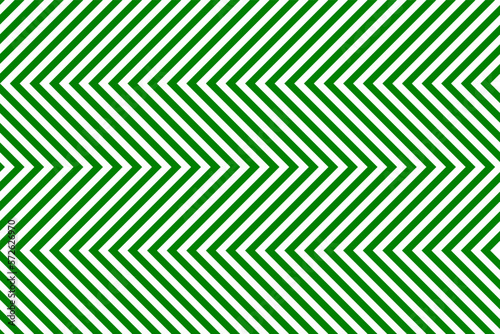 Green and white zigzag chevron stripes pattern background vector. Wall and floor ceramic tiles pattern.