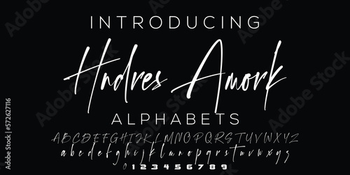 Signature Font Calligraphy Logotype Script Brush Font Type Font lettering handwritten