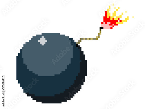 爆弾のドット絵