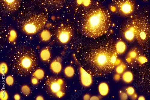 abstract christmas background with stars-Generate AI