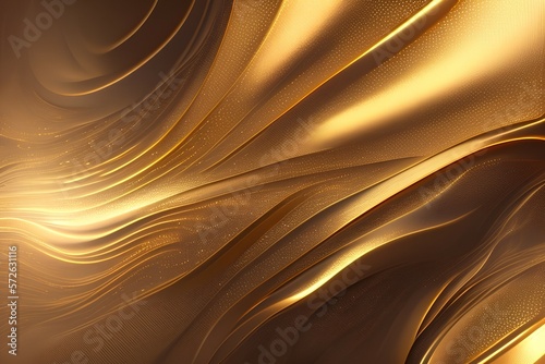 abstract gold background - Generate AI