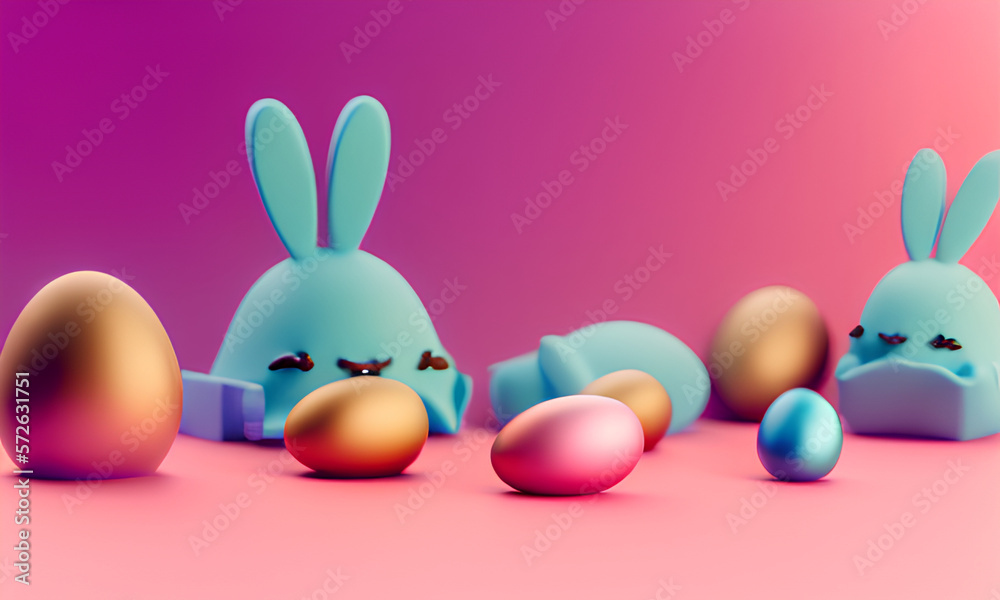 Cute Easter Bunny, Generated A.I Cute Easter Bunny, Generated A.I