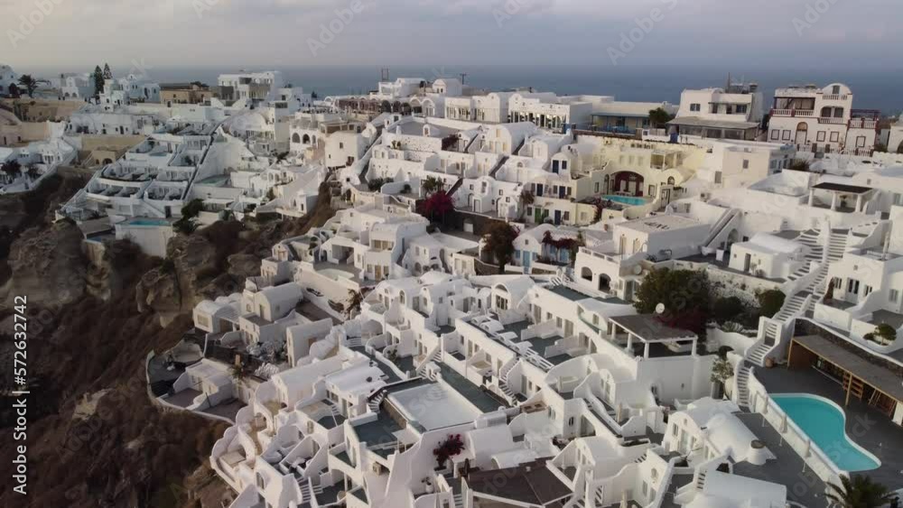 SANTORINI GREECE OIA, Pull back to reveal the SEA VIEW , COVID19 Off Season - EMPTY DESERTED STREETS. Travel Greece, Mediterranean Cruise, Top European Travel Destination SANTORINI GREECE OIA, Pull back to reveal the SEA VIEW , COVID19 Off Season - EMPTY DESERTED STREETS. Travel Greece, Mediterranean Cruise, Top European Travel Destination