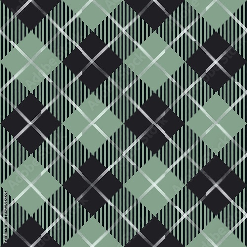 Tartan seamless pattern, black and green can be used in decorative designs. fashion clothes Bedding sets, curtains, tablecloths, notebooks