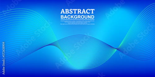 abstract background with line art, with shades of future coloring, blue gradation color, and blending lines.