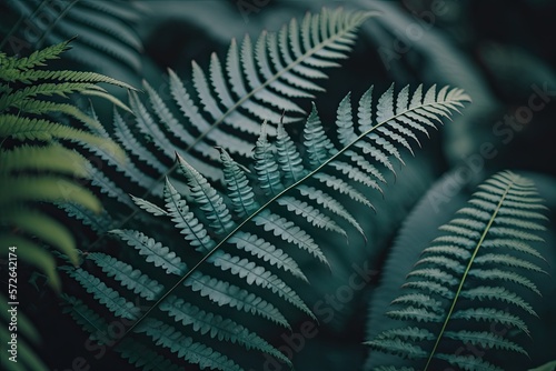 Wallpaper Mural Green leaf texture, abstract background, nature background, tropical leaf Generative AI Torontodigital.ca