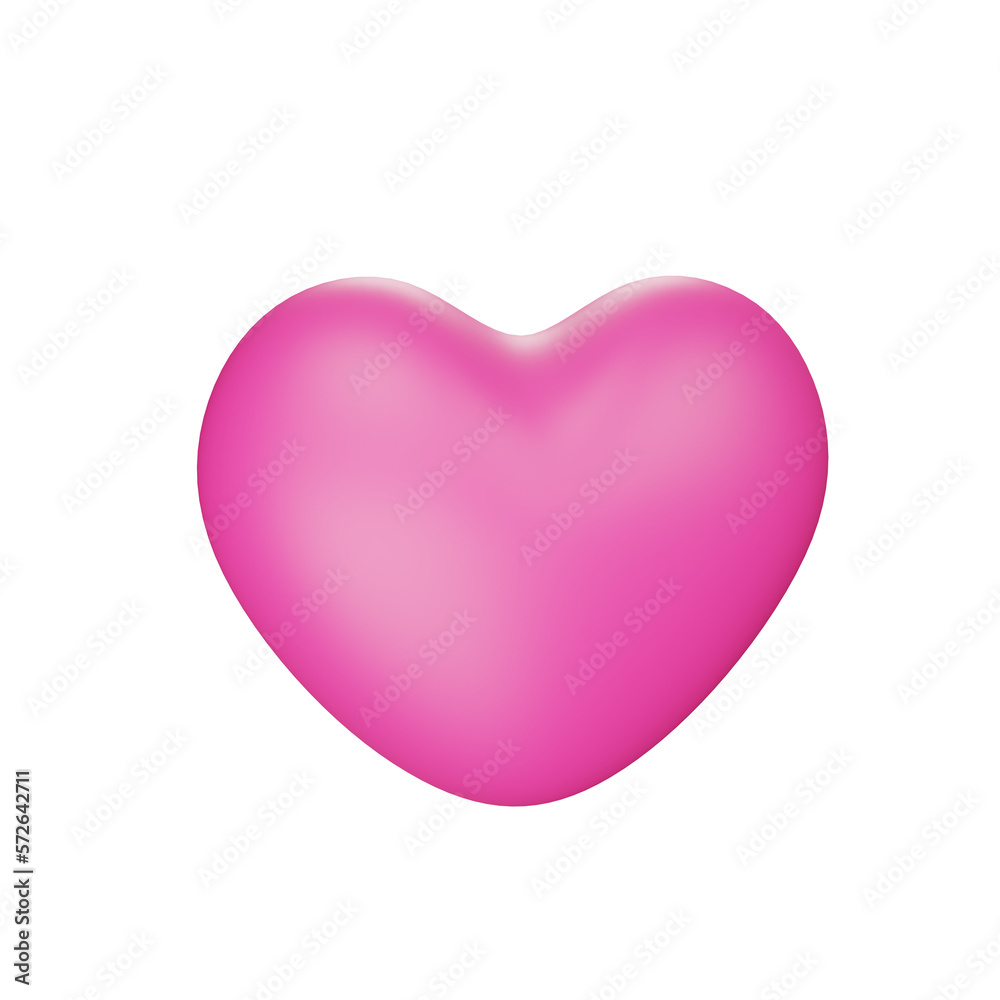 pink heart isolated on white pink heart isolated on white