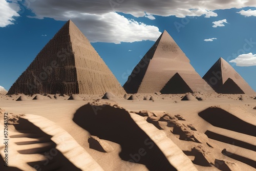 pyramids of giza-Generate AI