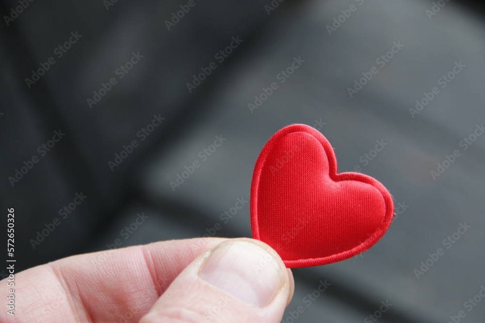 Obraz premium Love heart. Beautiful Valentine card. Vintage composition.