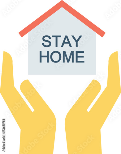 coronavirus stay home and quarantine