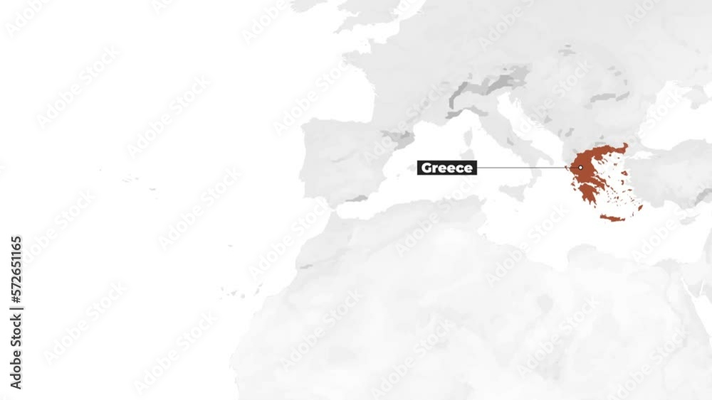 Vid O Stock World Map Showing Greece From Above Zoom In Country Red 1000 F 572651165 CDFX3o8NEPGe9miZH2POHdYTUQswmHYx