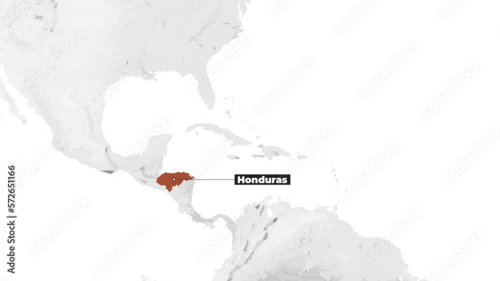 World Map Showing Honduras From Above Zoom In Country Red Is 1000 F 572651166 FB05juF7Zgnwws5qUztUQ0inO5mBmHWP