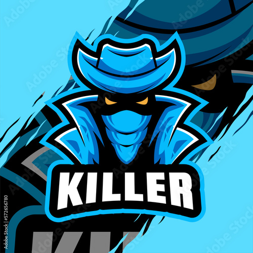 COWBOY ESPORT MASCOT LOGO