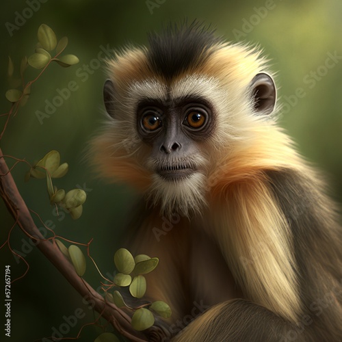 Callicebus vierai Monkey Generative AI