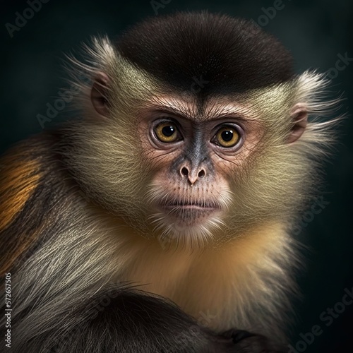 Cebus olivaceus Monkey Generative AI © Luiz