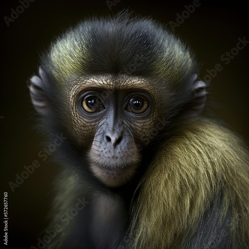 Leontopithecus chrysopygus Monkey Generative AI