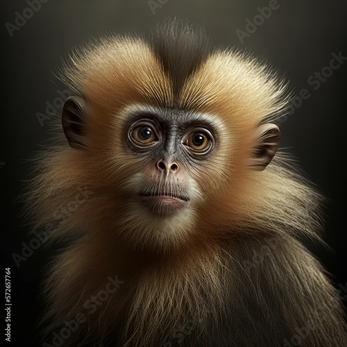 Leontopithecus rosalia Monkey Generative AI © Luiz