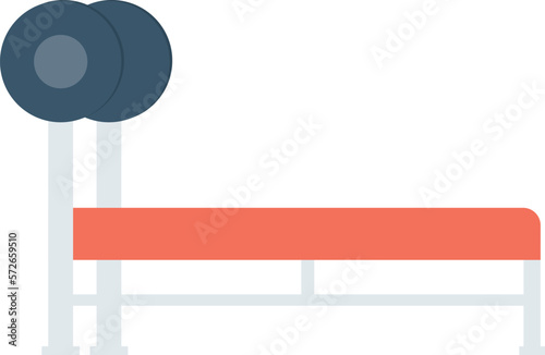 fitness gym and barbell