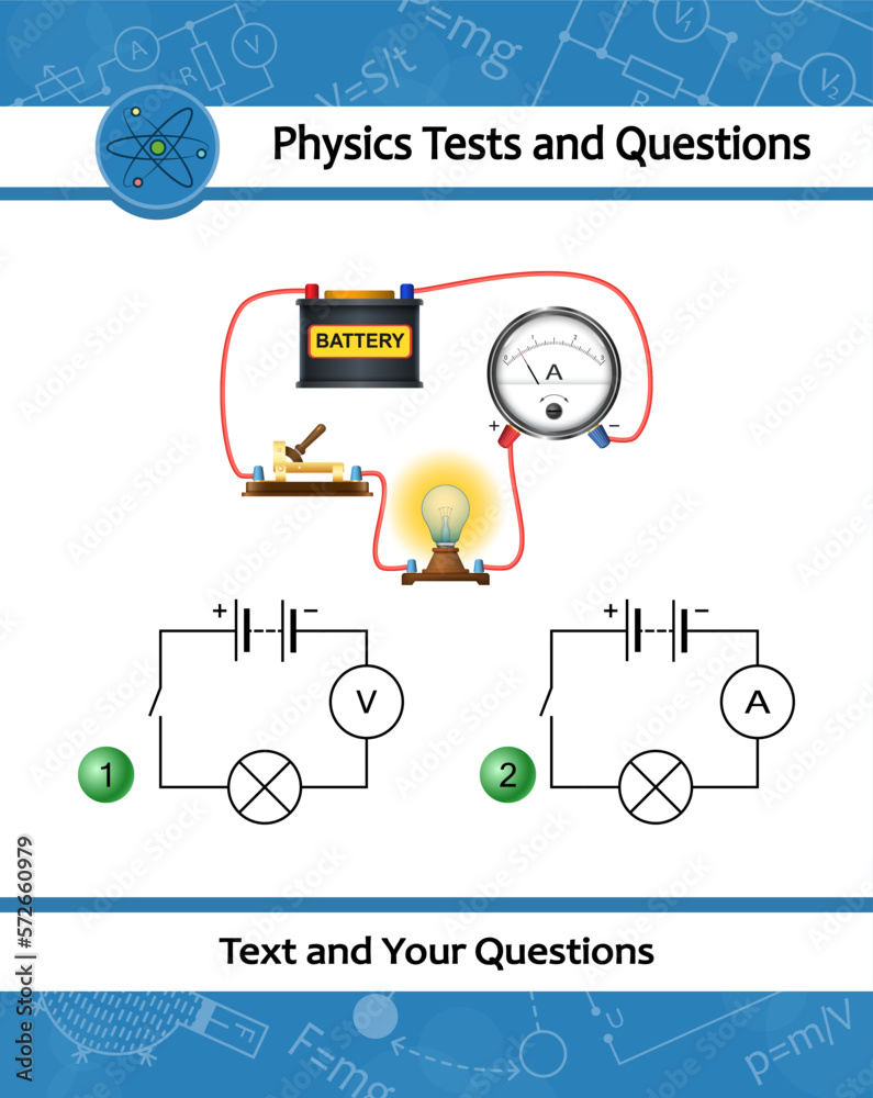 Physical Experiment Of Studying Electric Circuit With Simple Electrical ...